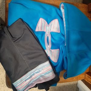 Kids under armor sweatshirt and caprese